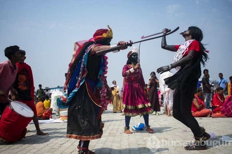 Hindistan'da Ashoka Ashtami Festivali kutlandı