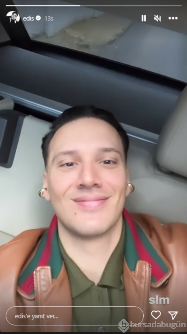 Ünlü şarkıcı Edis'in Eurovision paylaşımı viral oldu