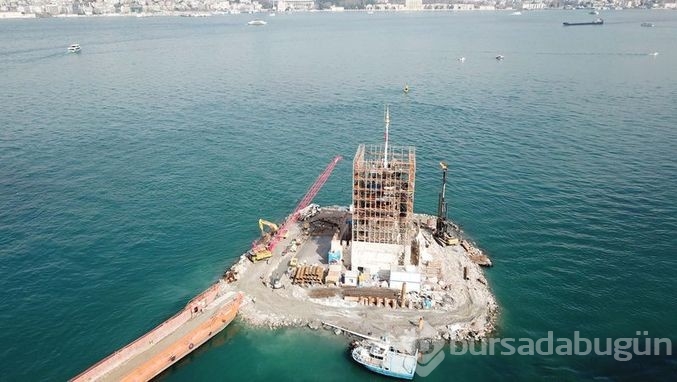 Kız Kulesi'ne kazıklı koruma