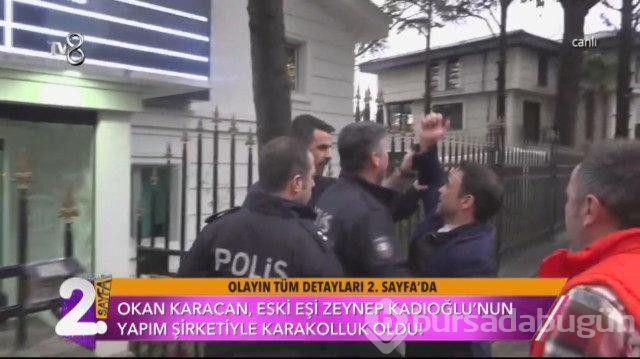 Okan Karacan eski karısının kapısına dayandı!