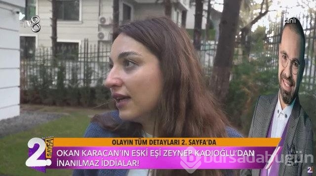 Okan Karacan eski karısının kapısına dayandı!