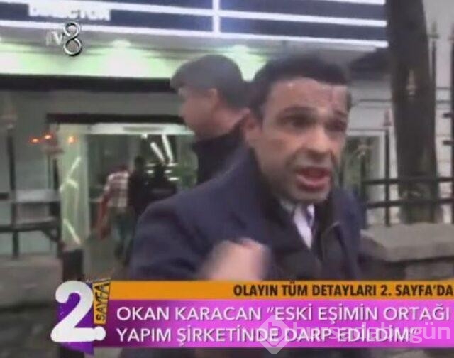 Okan Karacan eski karısının kapısına dayandı!