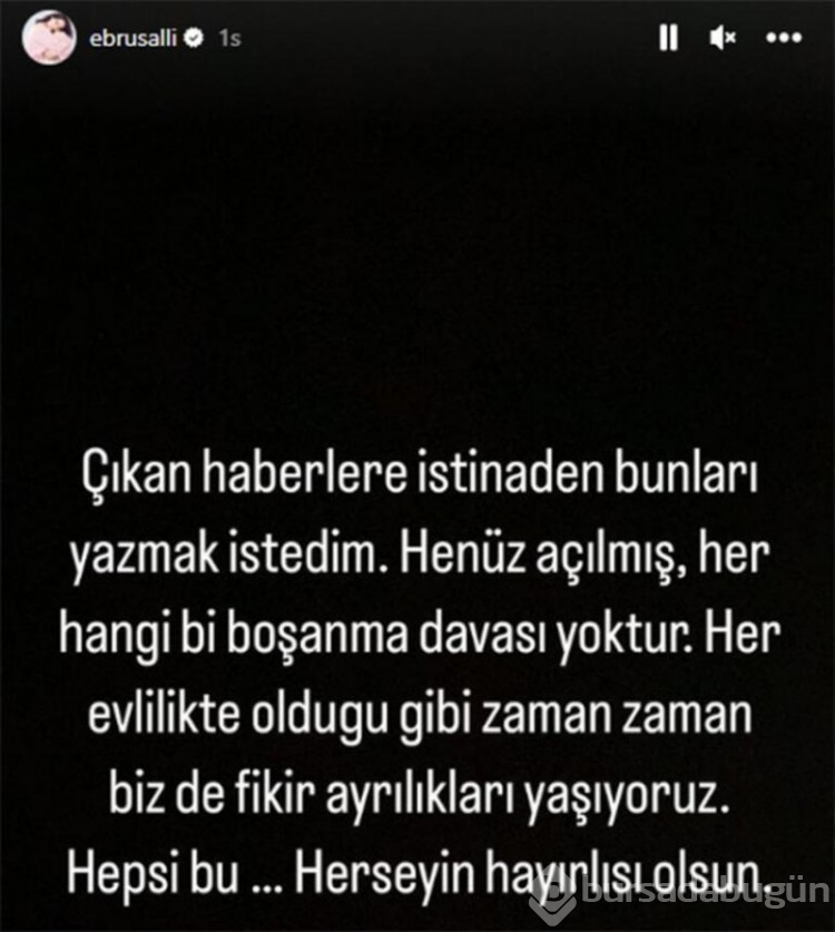 Ebru Şallı boşanma iddialarına yanıt verdi