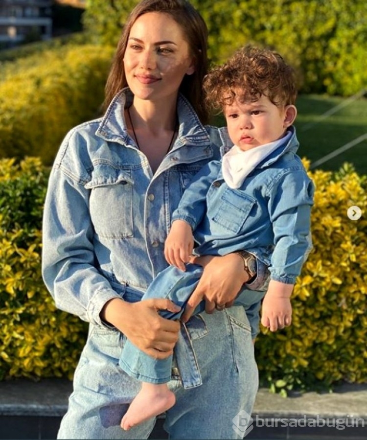Fahriye Evcen oğlunun dans ettiği anları paylaştı