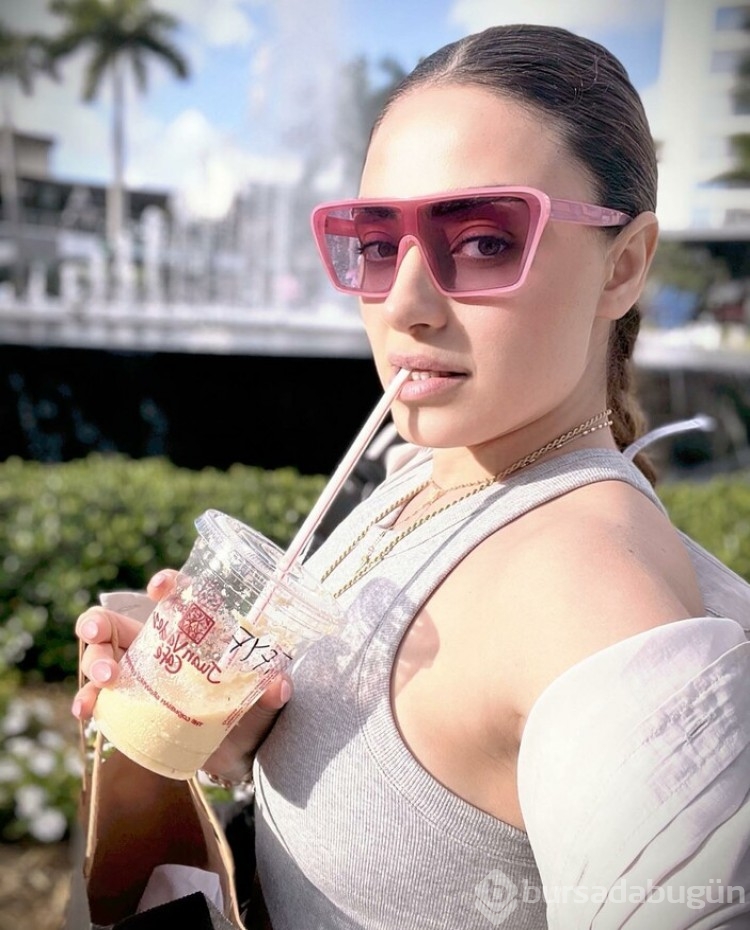 Dilan Çıtak Tatlıses Miami'den fit halini paylaştı