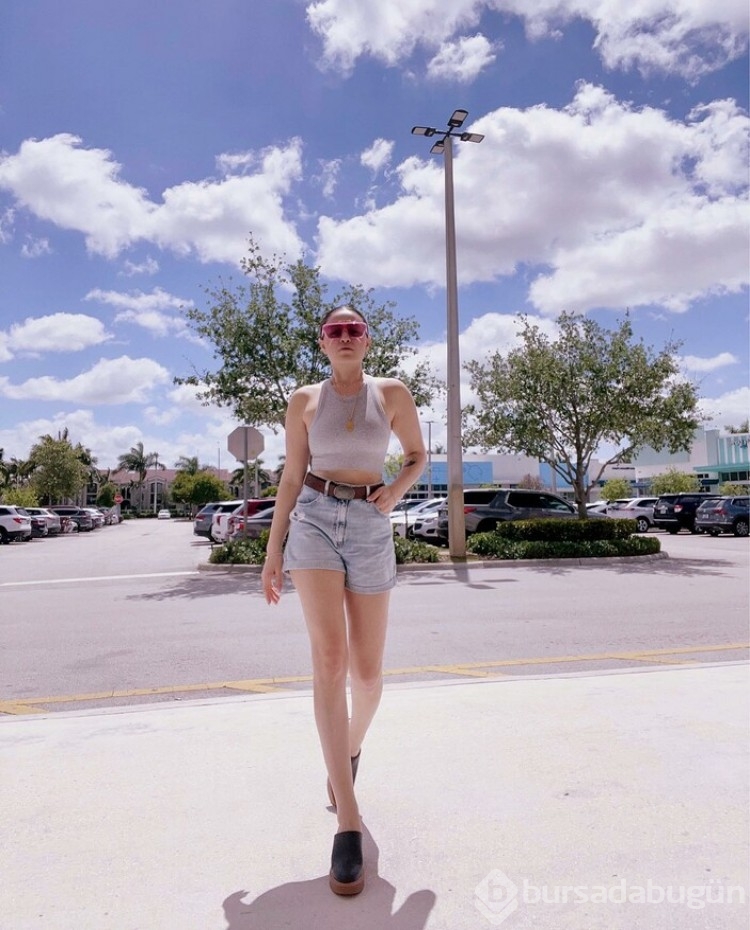 Dilan Çıtak Tatlıses Miami'den fit halini paylaştı