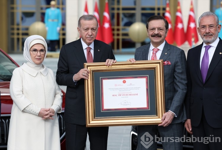 Cumhurbaşkanı ilk Togg'u teslim aldı!