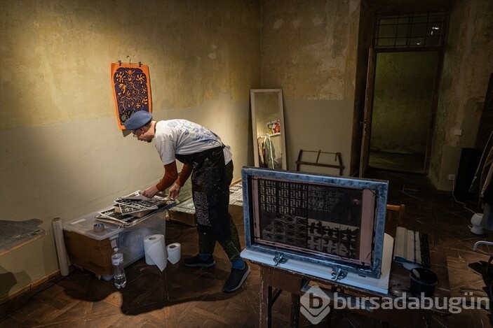 Ukrayna'nın Lviv kentindeki Lviv Sanat Merkezi sığınak oldu