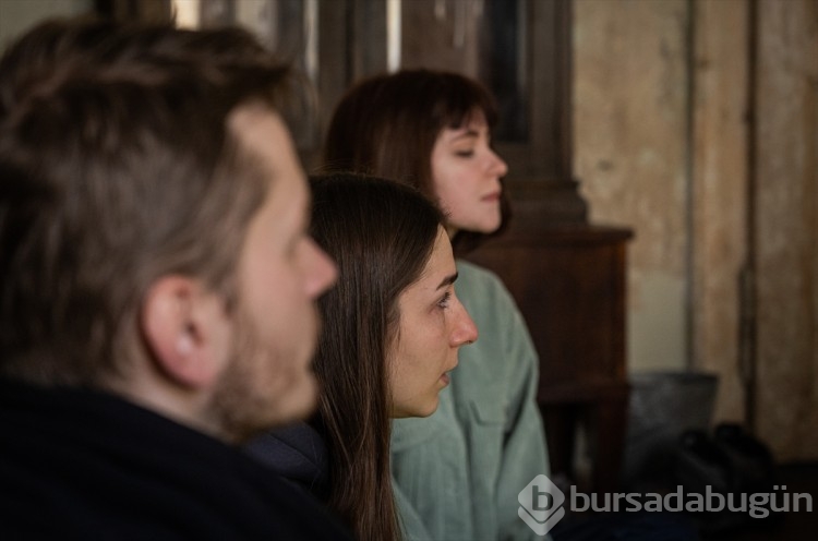 Ukrayna'nın Lviv kentindeki Lviv Sanat Merkezi sığınak oldu
