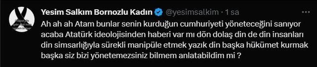 Yeşim Salkım: Siz bizi yönetemezsiniz