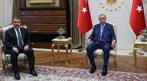 Cumhurbaşkanı Erdoğan, Destici ile görüşüyor