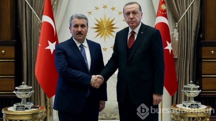 Cumhurbaşkanı Erdoğan, Destici ile görüşüyor