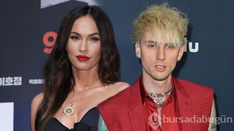 Oyuncu Megan Fox ile nişanlısı şarkıcı Machine Gun Kelly barıştı