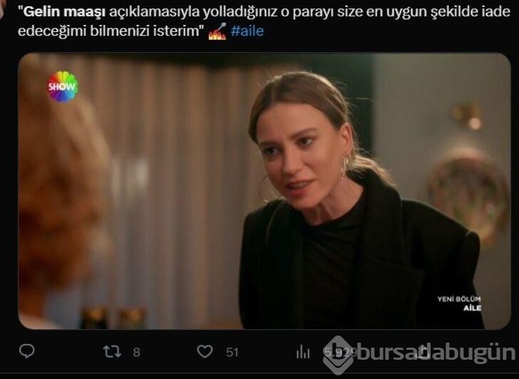 Oyuncu Serenay Sarıkaya'ya gelen 'gelin maaşı' gündem oldu