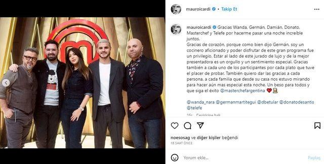 Galatasaray'ın yıldızı Mauro Icardi MasterChef jürisi oldu!