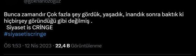 Gökhan Özoğuz siyasete sitem etti! 
