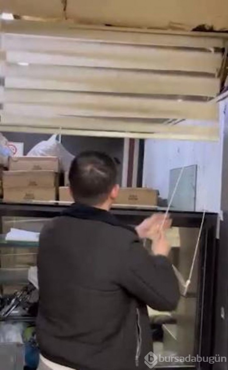 Fırında gizli bölmede yakalandı!