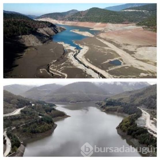 Bursa'da barajlar yağmurlar ile doldu!
