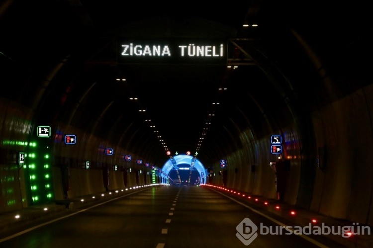 Yeni Zigana Tüneli açılışa hazırlanıyor
