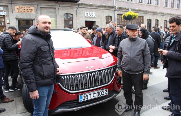 Trabzon'da TOGG yoğun ilgi gördü