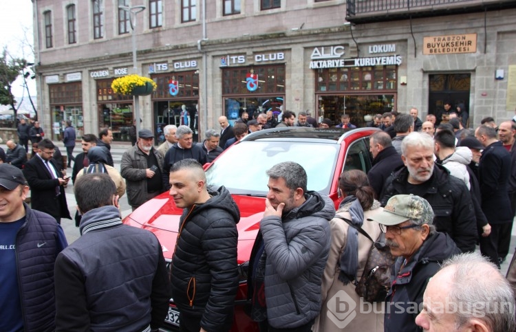 Trabzon'da TOGG yoğun ilgi gördü