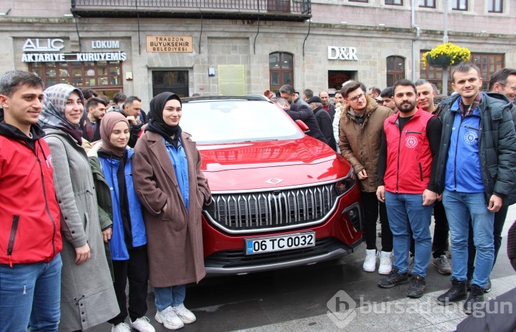 Trabzon'da TOGG yoğun ilgi gördü