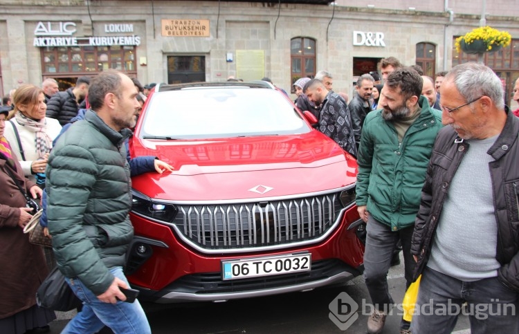 Trabzon'da TOGG yoğun ilgi gördü
