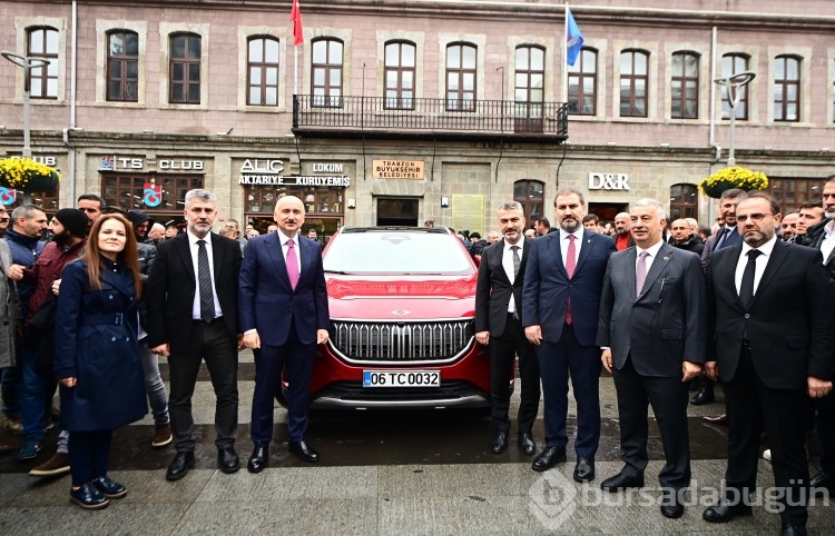 Trabzon'da TOGG yoğun ilgi gördü