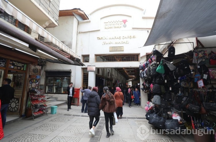 Tarihi Maraş Çarşısı eski günlerine dönüyor