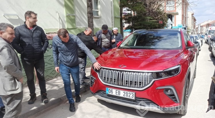 Eskişehir'e giden TOGG yoğun ilgi gördü