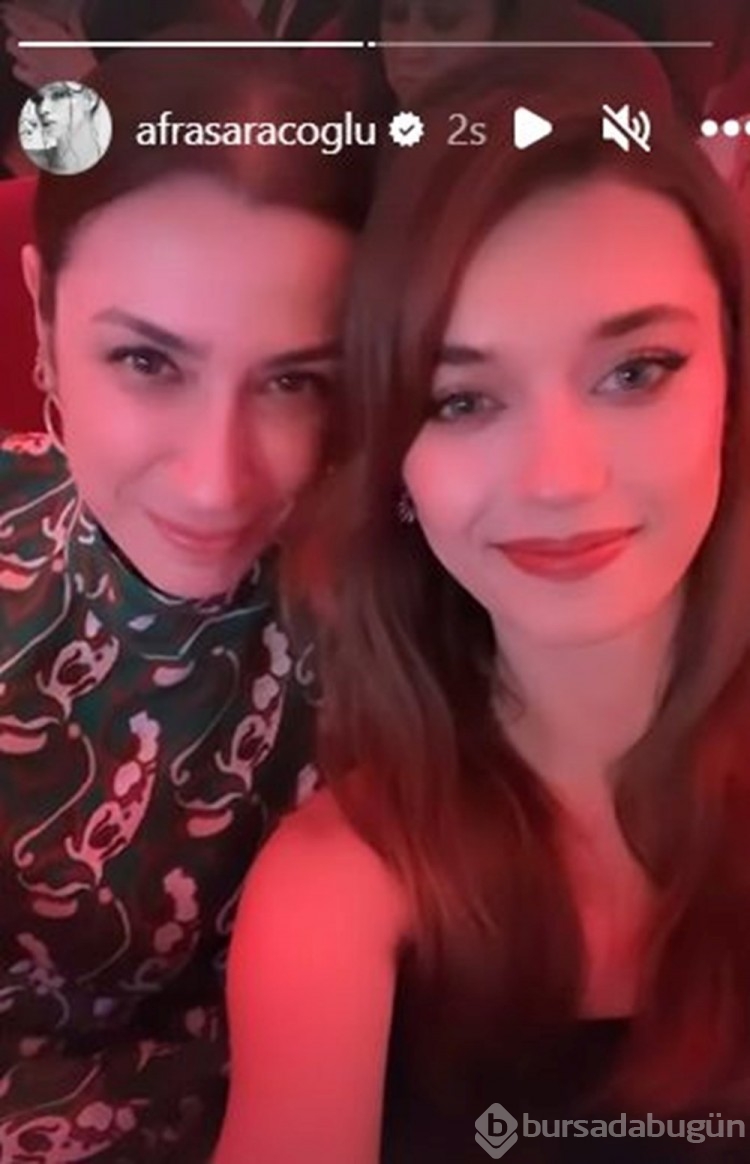 Afra Saraçoğlu'ndan partneri Mert Ramazan Demir'e teşekkür etii