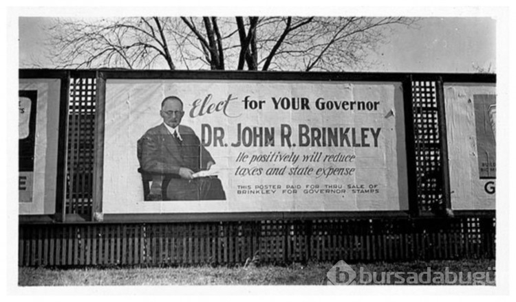 Sahte doktor Brinkley tıp tarihine geçti