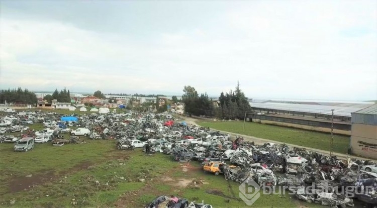 Yediemin otoparkı, araç mezarlığına döndü