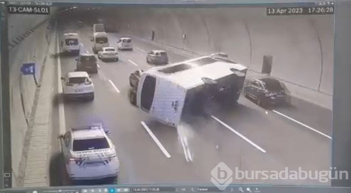 Adliye personelleri tüneldeki kazada ölümden döndü