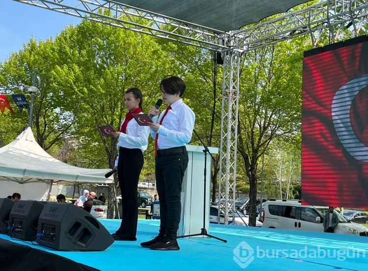Bursa'da 23 Nisan coşkusu  