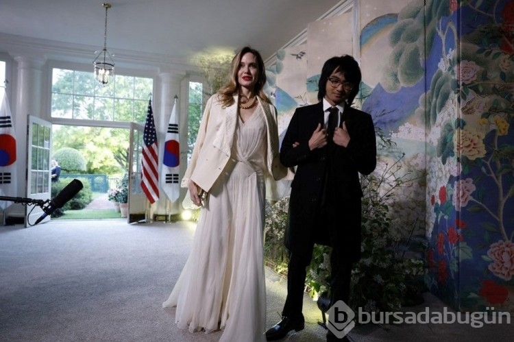 Angelina Jolie ve oğlu Maddox Beyaz Saray'da Devlet Yemeğine katıldı
