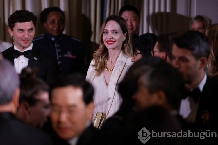 Angelina Jolie ve oğlu Maddox Beyaz Saray'da Devlet Yemeğine katıldı
