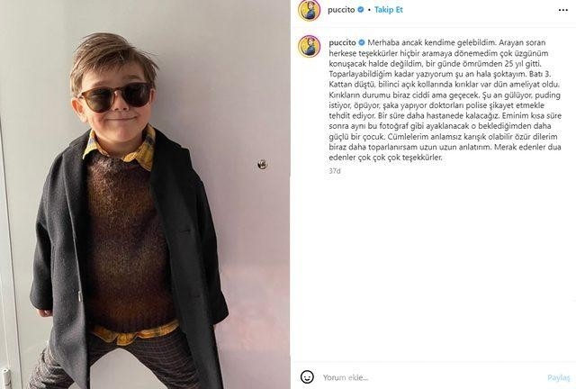 Fenomen yazar Pucca'nın 6 yaşındaki oğlu 3. kattan düştü!
