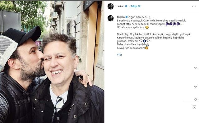 Tarkan 32 yıllık dostu Ozan Çolakoğlu ile buluştu!