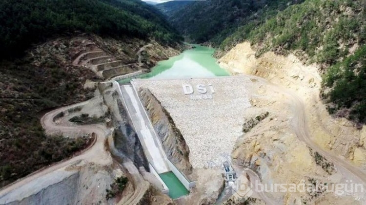 Karabük'teki Haslı Göleti'nde su tutulmaya başlandı