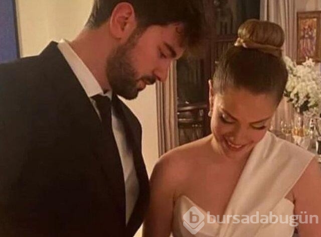Eda Ece'nin nişanındaki elbise olay oldu!