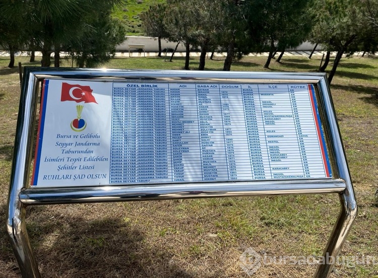 Bursalılar Kireçtepe Şehitliği'nde, Bursa'nın şehitlerini andı