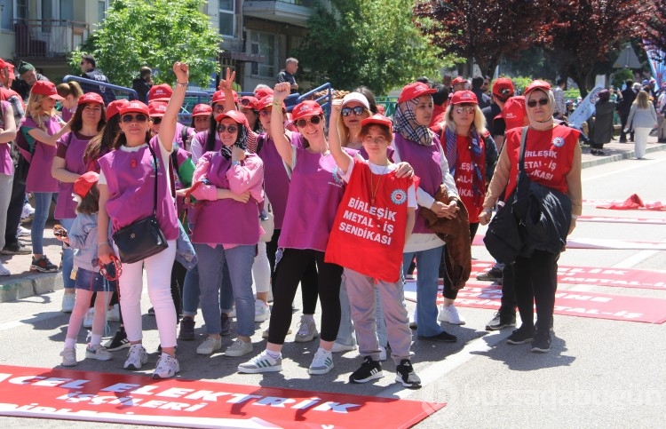 Bursa'da 1 Mayıs coşkuyla geçti
