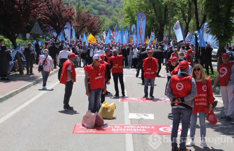 Bursa'da 1 Mayıs coşkuyla geçti