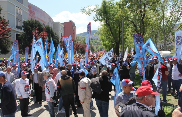 Bursa'da 1 Mayıs coşkuyla geçti