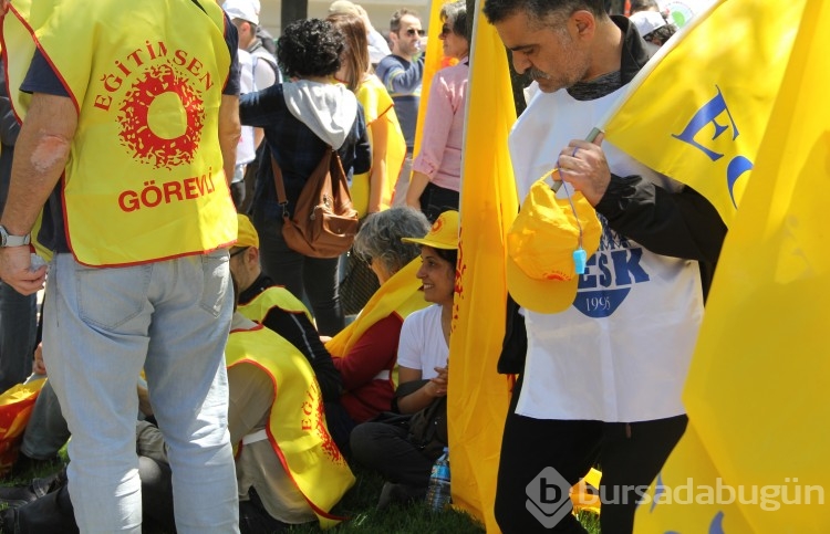 Bursa'da 1 Mayıs coşkuyla geçti