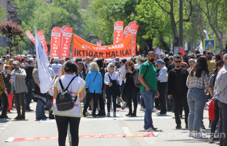 Bursa'da 1 Mayıs coşkuyla geçti