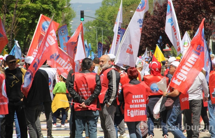 Bursa'da 1 Mayıs coşkuyla geçti