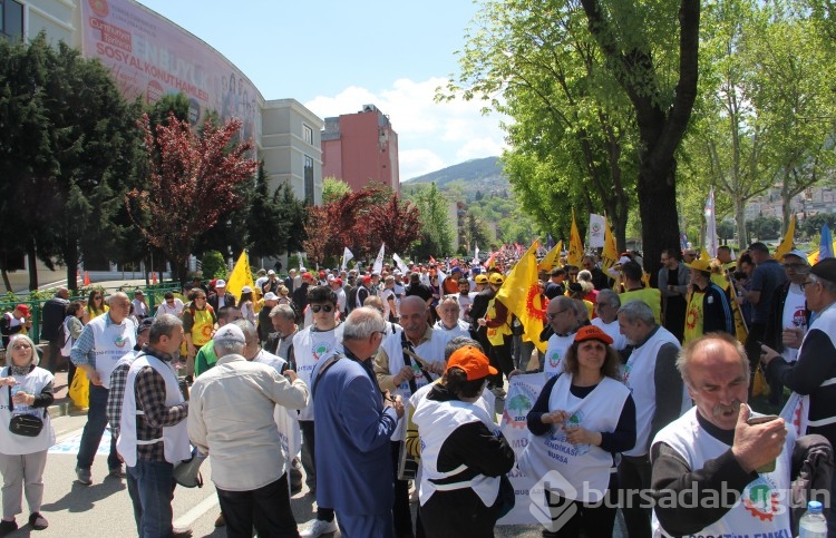 Bursa'da 1 Mayıs coşkuyla geçti