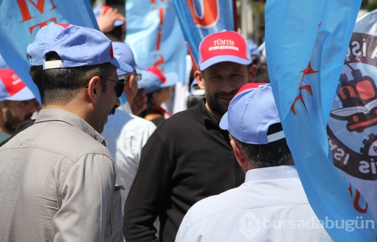 Bursa'da 1 Mayıs coşkuyla geçti